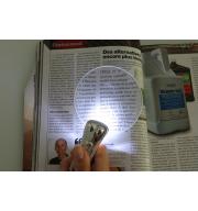 Лупа за четене ръчна без рамка с LED осветление